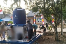 Wujud Kepedulian Nyata, Polri Beri Bantuan Sumur Bor Atasi Kekurangan Air Bersih di Desa Labuhan Permai