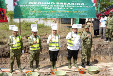 Wagub Lampung Lakukan Peletakan Batu Pertama Pembangunan Jembatan Perintis Garuda tahap III dan IV