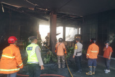 Diduga Korsleting Listrik, Vrama Billiard & Cafe Yogyakarta Hangus Terbakar