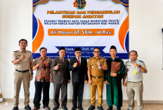 Kepala ATR/BPN Mesuji Resmi Lantik Camat Panca Jaya sebagai PPATS