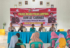 Gelar Jumat Curhat di Desa Sri Tanjung, Polres Mesuji Tampung Keluhan Warga