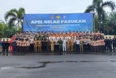 Polres Mesuji Laksanakan Apel Gelar Pasukan Operasi Keselamatan Krakatau 2026