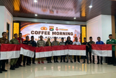 Coffe Morning dengan Sabuk Kamtibmas, Ini Pesan Kapolres Mesuji