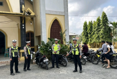 Polres Mesuji Terjunkan Personel Siaga Kompi II untuk Pengamanan Tempat Ibadah Gereja