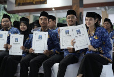 144 CPNS Sleman Resmi Diangkat Jadi PNS, Bupati Harda Tekankan Pelayanan dan Integritas