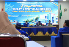 Penyerahan SK Pejabat UM Metro Jadi Momentum Regenerasi dan Penguatan Tata Kelola Kampus
