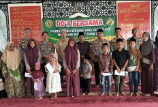 Jajaran Polres Mesuji Gelar Doa Bersama dan Santuni Anak Yatim Jelang May Day 2026