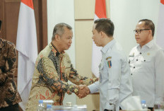 Sekdaprov Marindo Kurniawan Terima Kunjungan Pimpinan Ombudsman RI dan Jajaran Perwakilan Ombudsman Lampung