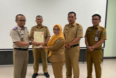 Hadiri Penyerahan Sertipikat Tanah Jalan Provinsi Lampung, BPN Mesuji Dukung Percepatan Legalitas Aset Daerah