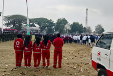 PMI Bantul Siaga di Tengah Upacara HUT ke-81 RI di Lapangan Trirenggo