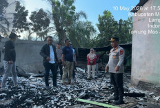 Tinjau Ponpes Nurul Jadid yang Dibakar, Kapolres Mesuji Imbau Warga Tak Terprovokasi