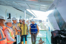 Sekdaprov Lampung Tinjau Pembangunan Sekolah Rakyat di Kawasan Kota Baru, Targetkan Rampung Juni 2026