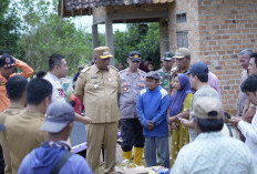 Dilanda Angin Puting Beliung, Plt. Bupati Lamteng Tinjau Langsung Warga Selagai Lingga