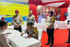 Kapolres Mesuji Cek Kesiapan Pos PAM Operasi Lilin Krakatau 2025