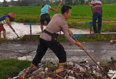 Hujan Lebat Picu Banjir di Titik Strategis Gadingrejo, Polisi Imbau Warga Waspada