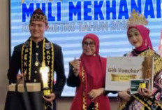 Keisha Nadira Tanjung dan Elia Andrenata Setiawan Raih Juara 1 Muli Mekhanai Metro 2026